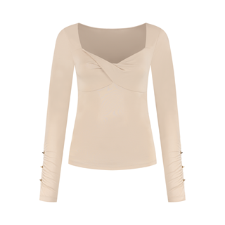 Outletpreis 83,30€- Twist Shoulder Top *Erhältlich in mehreren Farben