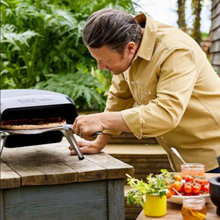 Jamie Oliver by Tefal outdoor rotating gas pizza oven