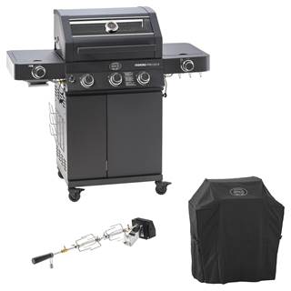 Gas grill VIDERO PRO G3-S including cover, rotisserie and delivery | Outlet price € 959,10