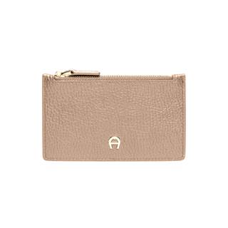 Basic credit card case in black, burgundy and warm taupe | Outlet price € 99