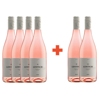 Rosé Cuvée 2023 – Seegut Lentsch – 6 Flaschen á 0,75l | 4+2 gratis