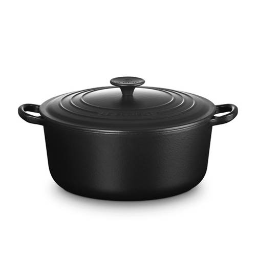 Round casserole 26cm black or red