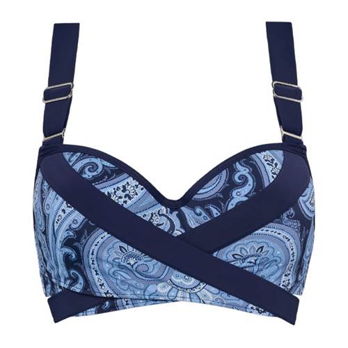 Cache coeur Paisley swim top